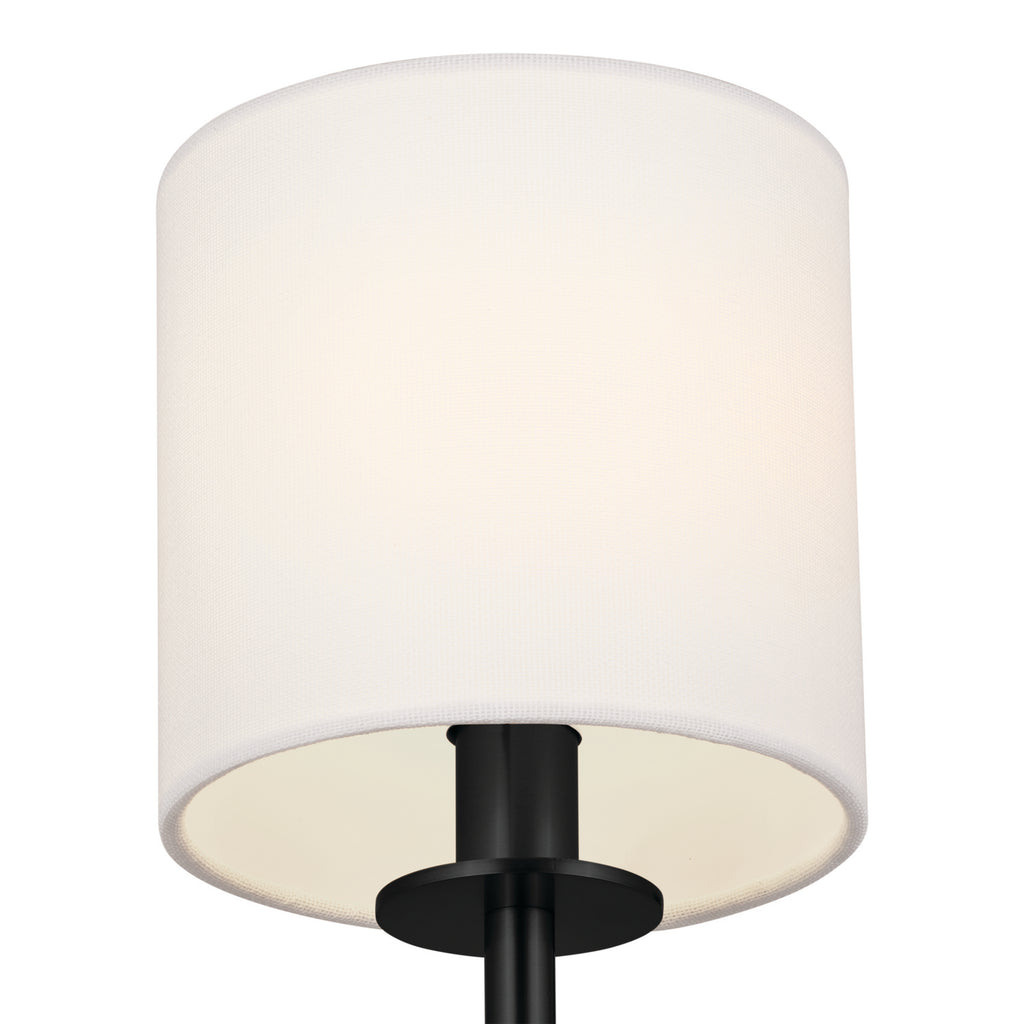 KICHLER 52505BK Ali Wall Sconce 1 Light - Black