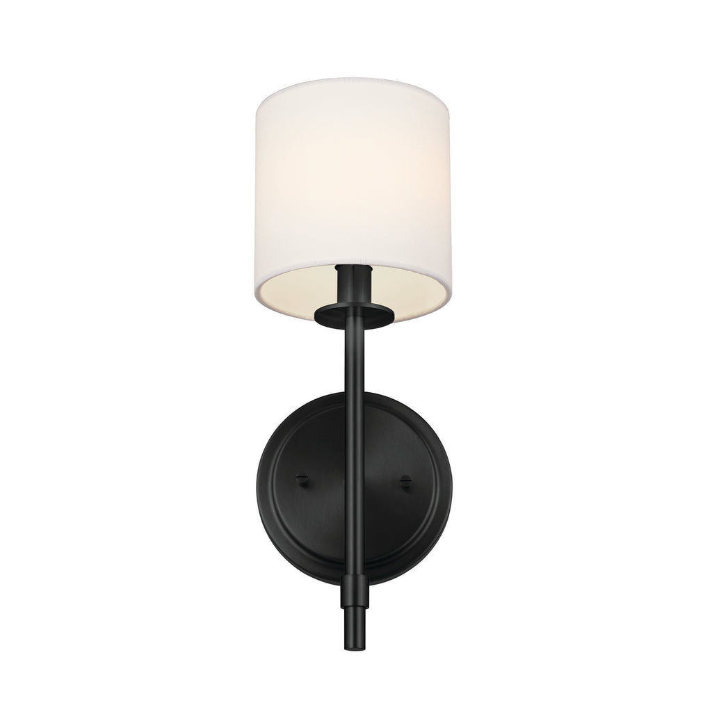 KICHLER 52505BK Ali Wall Sconce 1 Light - Black