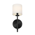 KICHLER 52505BK Ali Wall Sconce 1 Light - Black