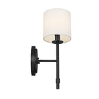 KICHLER 52505BK Ali Wall Sconce 1 Light - Black