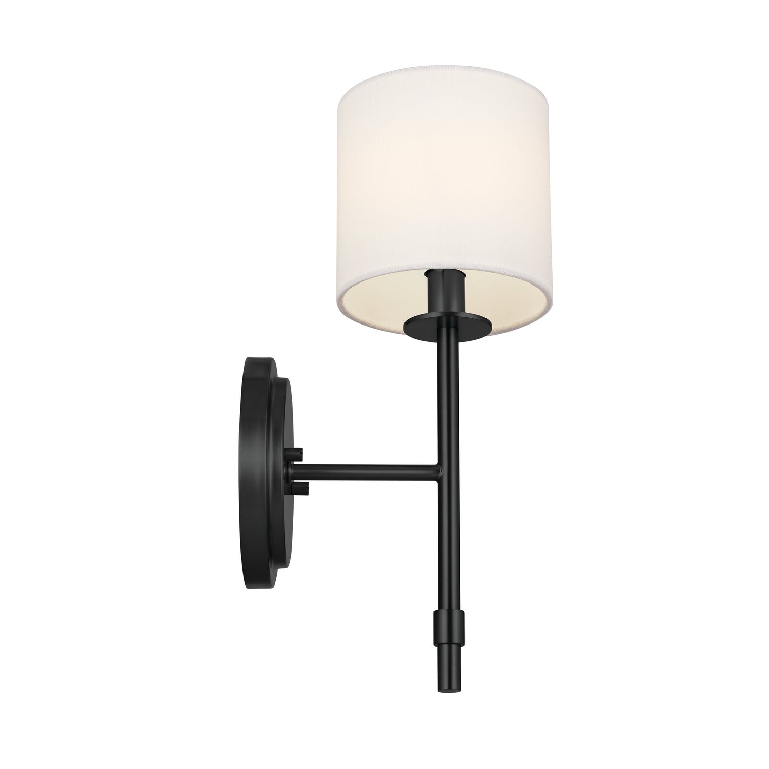 KICHLER 52505BK Ali Wall Sconce 1 Light - Black