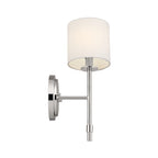 KICHLER 52505PN Ali Wall Sconce 1 Light - Polished Nickel