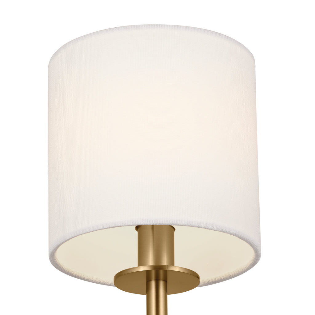 KICHLER 52505BNB Ali Wall Sconce 1 Light - Brushed Natural Brass