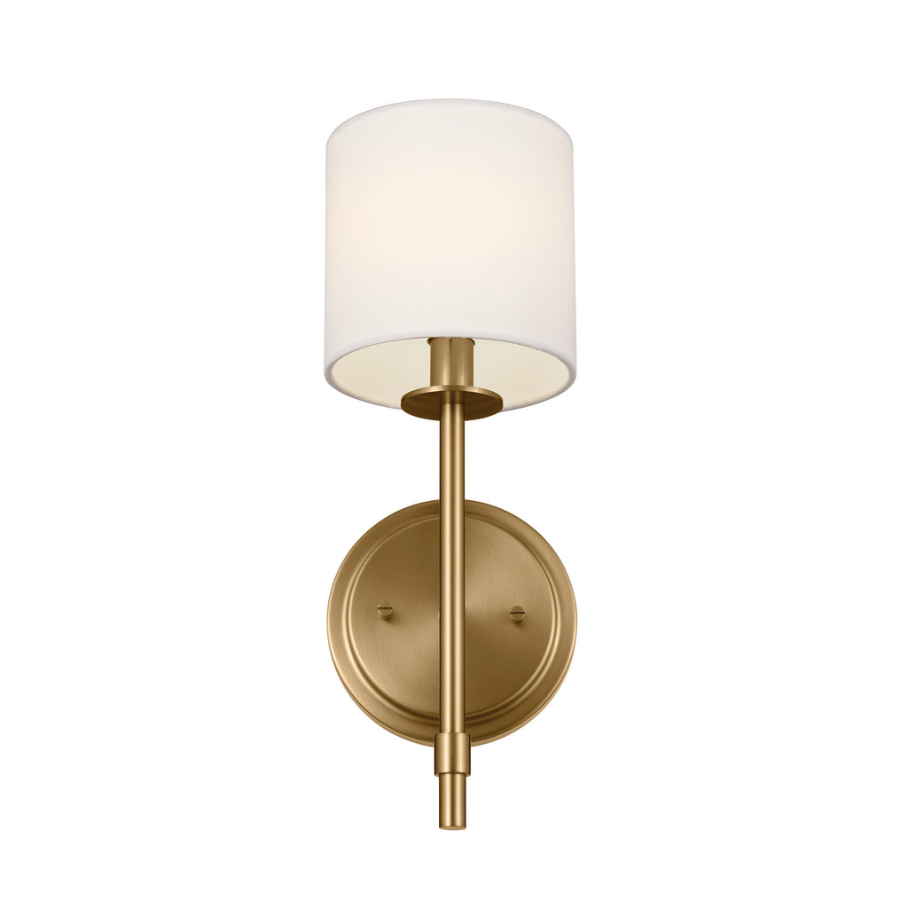 KICHLER 52505BNB Ali Wall Sconce 1 Light - Brushed Natural Brass