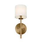 KICHLER 52505BNB Ali Wall Sconce 1 Light - Brushed Natural Brass