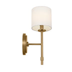 KICHLER 52505BNB Ali Wall Sconce 1 Light - Brushed Natural Brass
