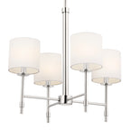 KICHLER 52504PN Ali Mini Chandelier 4 Light - Polished Nickel