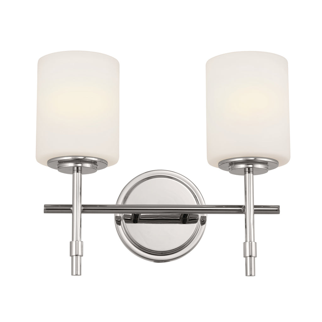 KICHLER 55141PN Ali Bath 2 Light - Polished Nickel