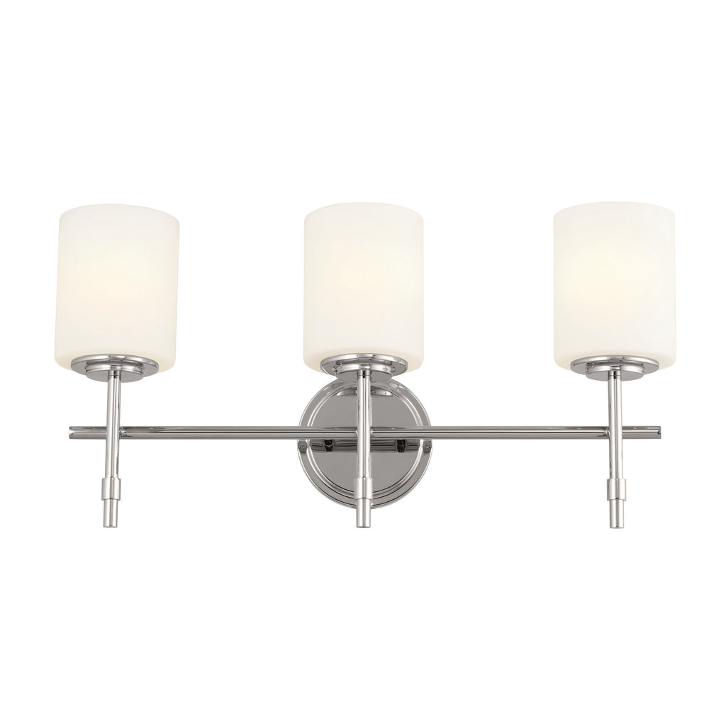 KICHLER 55142PN Ali Bath 3 Light - Polished Nickel