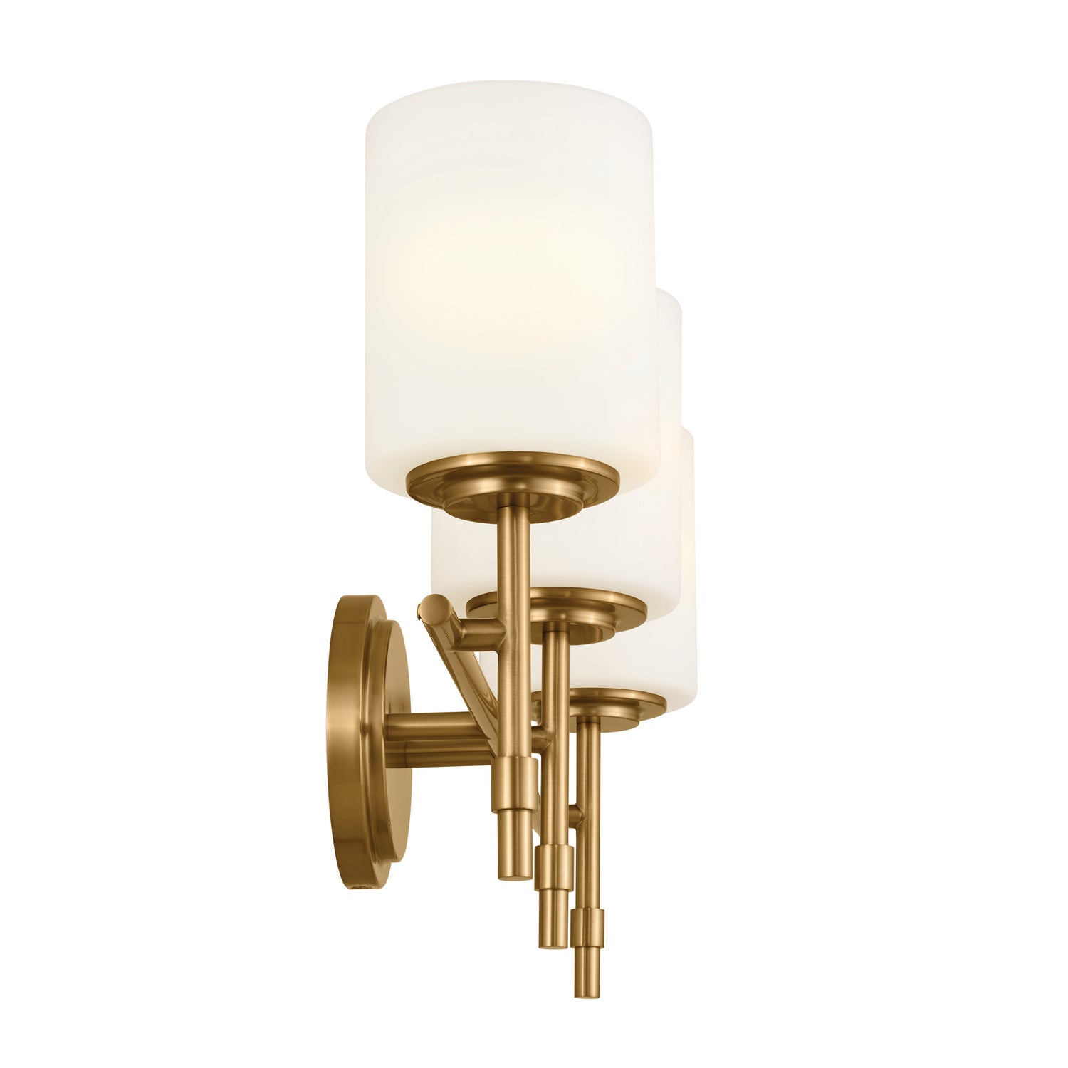 KICHLER 55142BNB Ali Bath 3 Light - Brushed Natural Brass