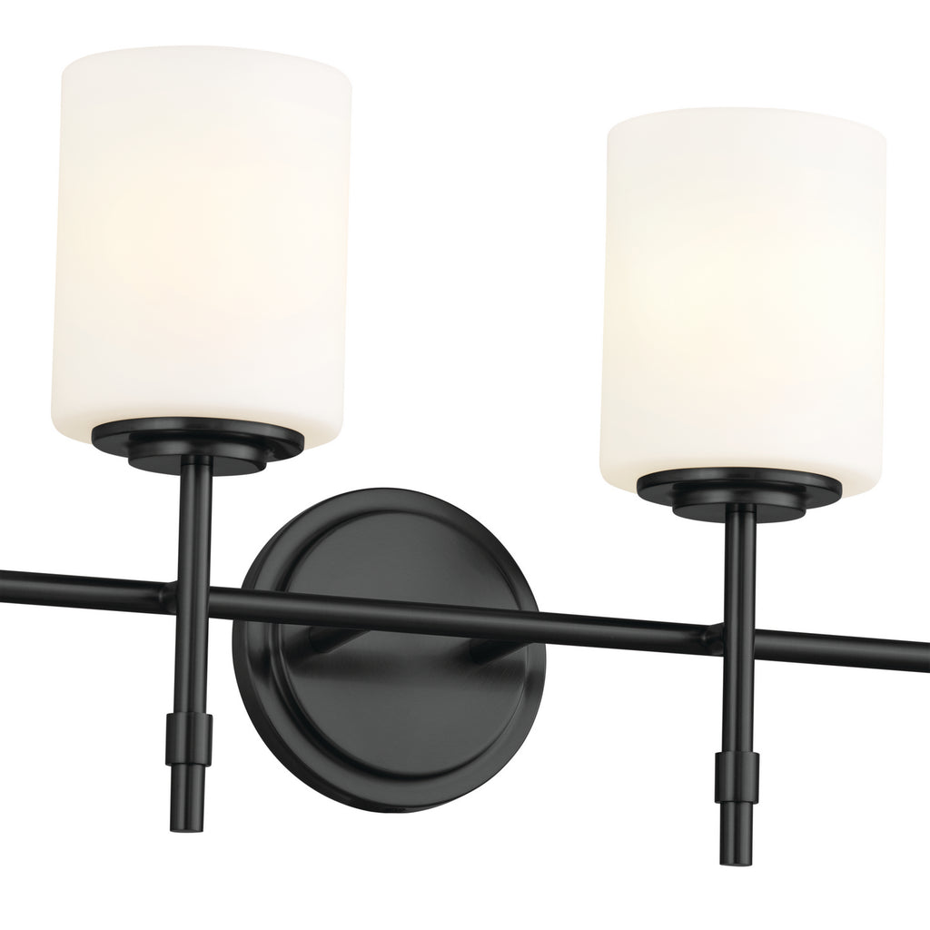 KICHLER 55143BK Ali Bath 4 Light - Black