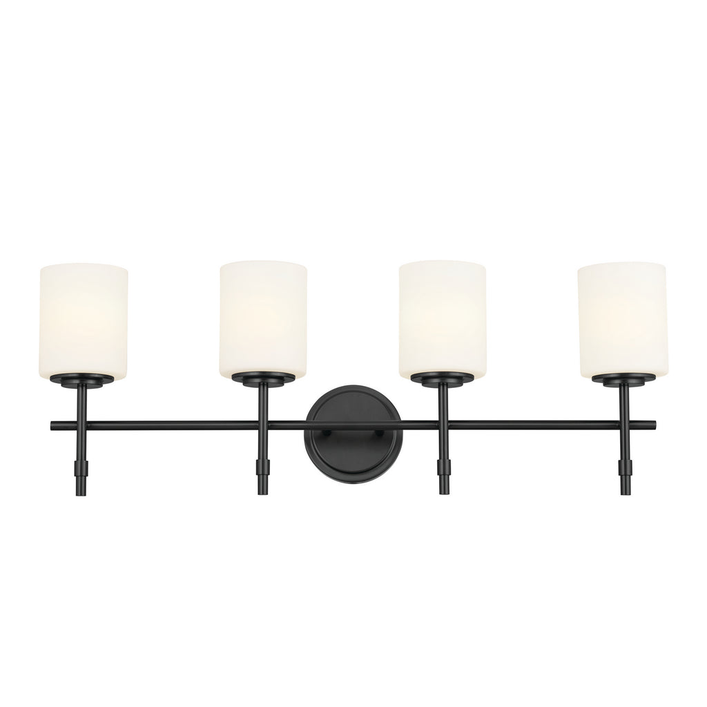 KICHLER 55143BK Ali Bath 4 Light - Black