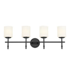 KICHLER 55143BK Ali Bath 4 Light - Black