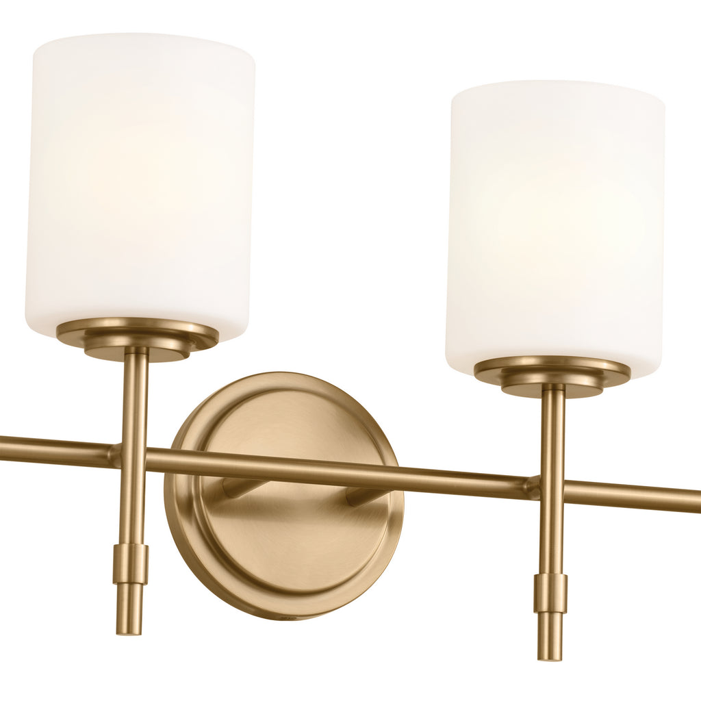 KICHLER 55143BNB Ali Bath 4 Light - Brushed Natural Brass