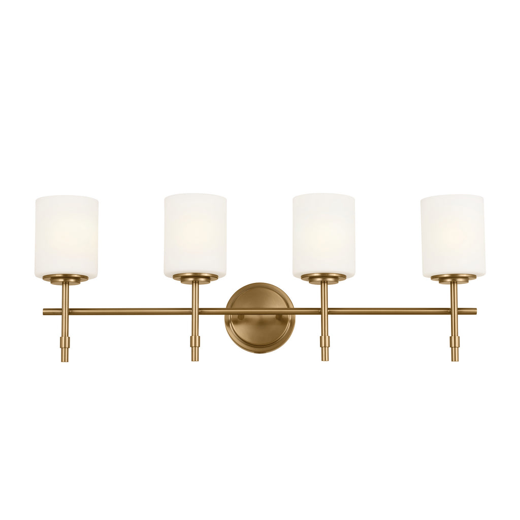 KICHLER 55143BNB Ali Bath 4 Light - Brushed Natural Brass
