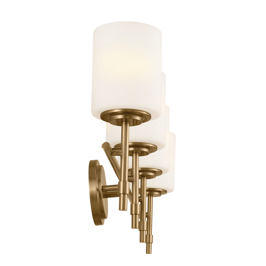 KICHLER 55143BNB Ali Bath 4 Light - Brushed Natural Brass