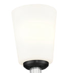 KICHLER 55145BK Rosalind Wall Sconce 1 Light - Black