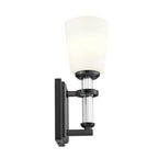 KICHLER 55145BK Rosalind Wall Sconce 1 Light - Black