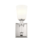 KICHLER 55145PN Rosalind Wall Sconce 1 Light - Polished Nickel