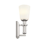 KICHLER 55145PN Rosalind Wall Sconce 1 Light - Polished Nickel