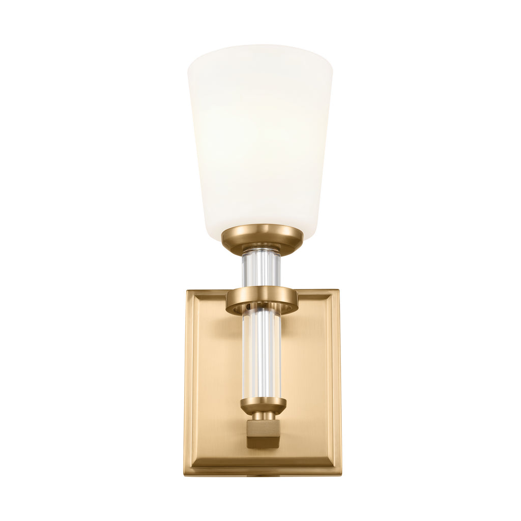 KICHLER 55145BNB Rosalind Wall Sconce 1 Light - Brushed Natural Brass