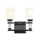 KICHLER 55146BK Rosalind Bath 2 Light - Black
