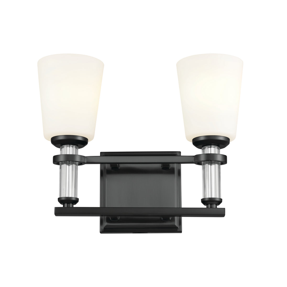 KICHLER 55146BK Rosalind Bath 2 Light - Black