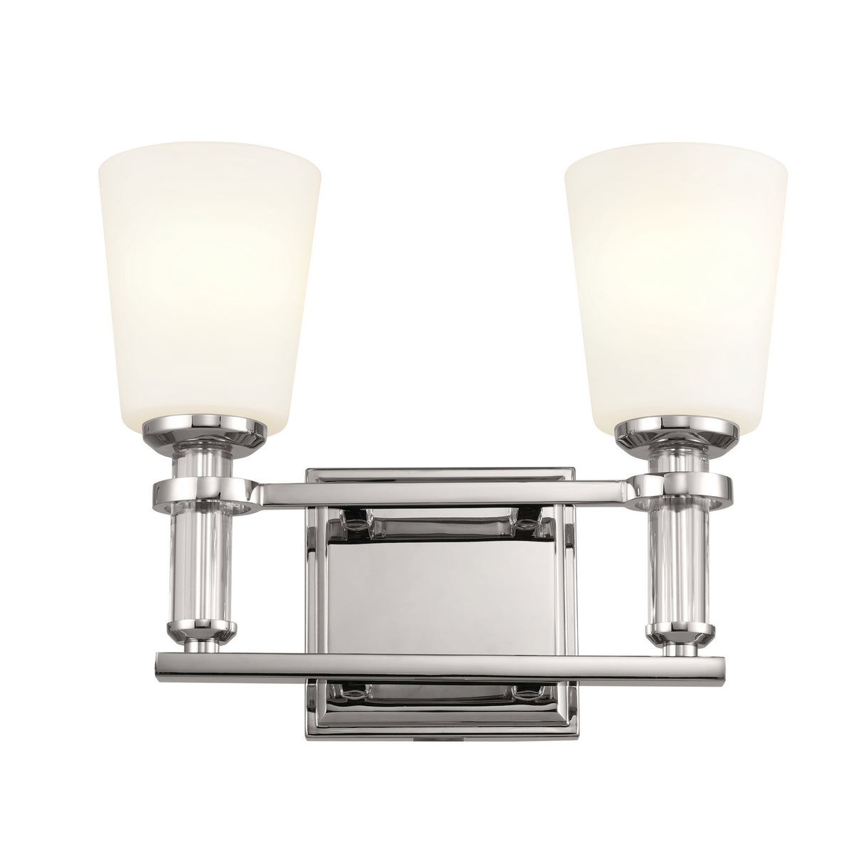 KICHLER 55146PN Rosalind Bath 2 Light - Polished Nickel