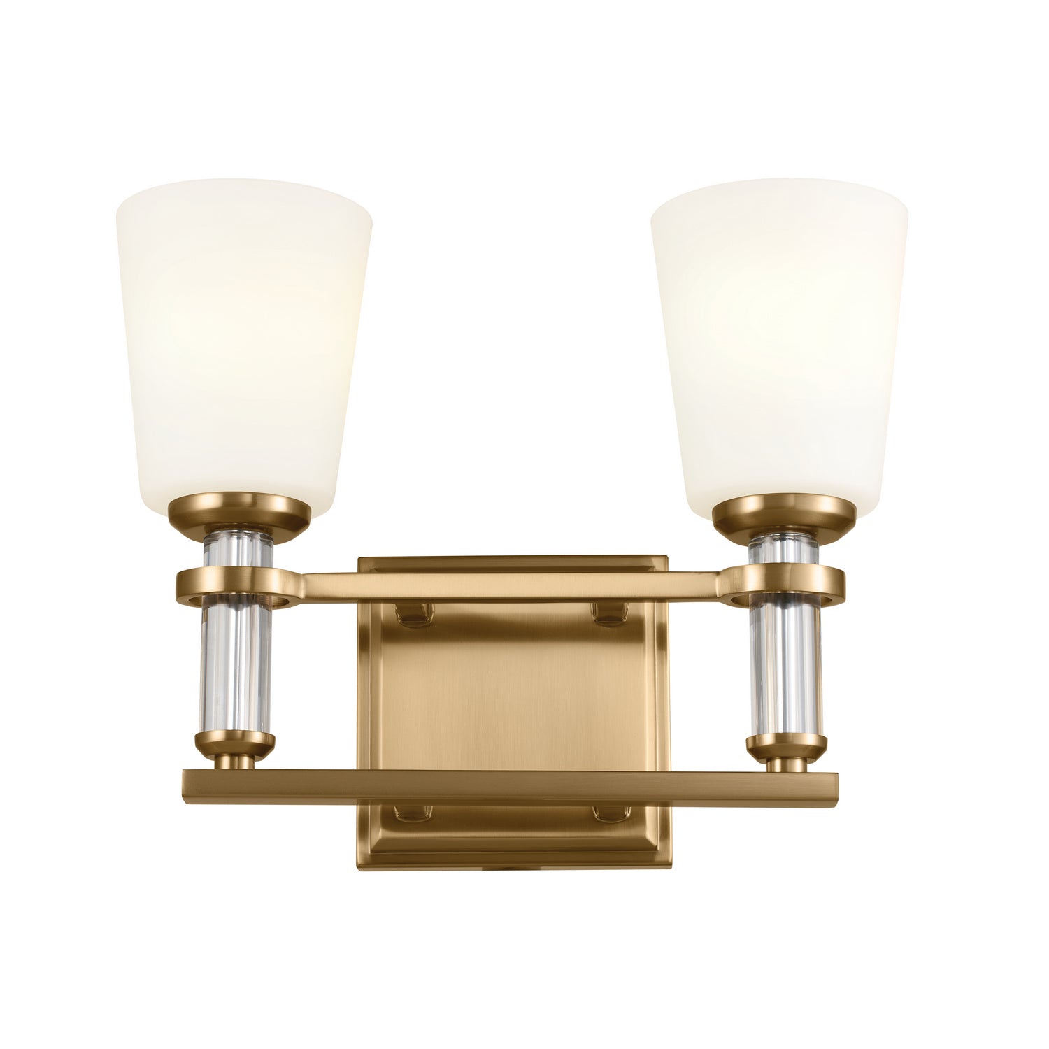 KICHLER 55146BNB Rosalind Bath 2 Light - Brushed Natural Brass