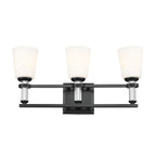 KICHLER 55147BK Rosalind Bath 3 Light - Black