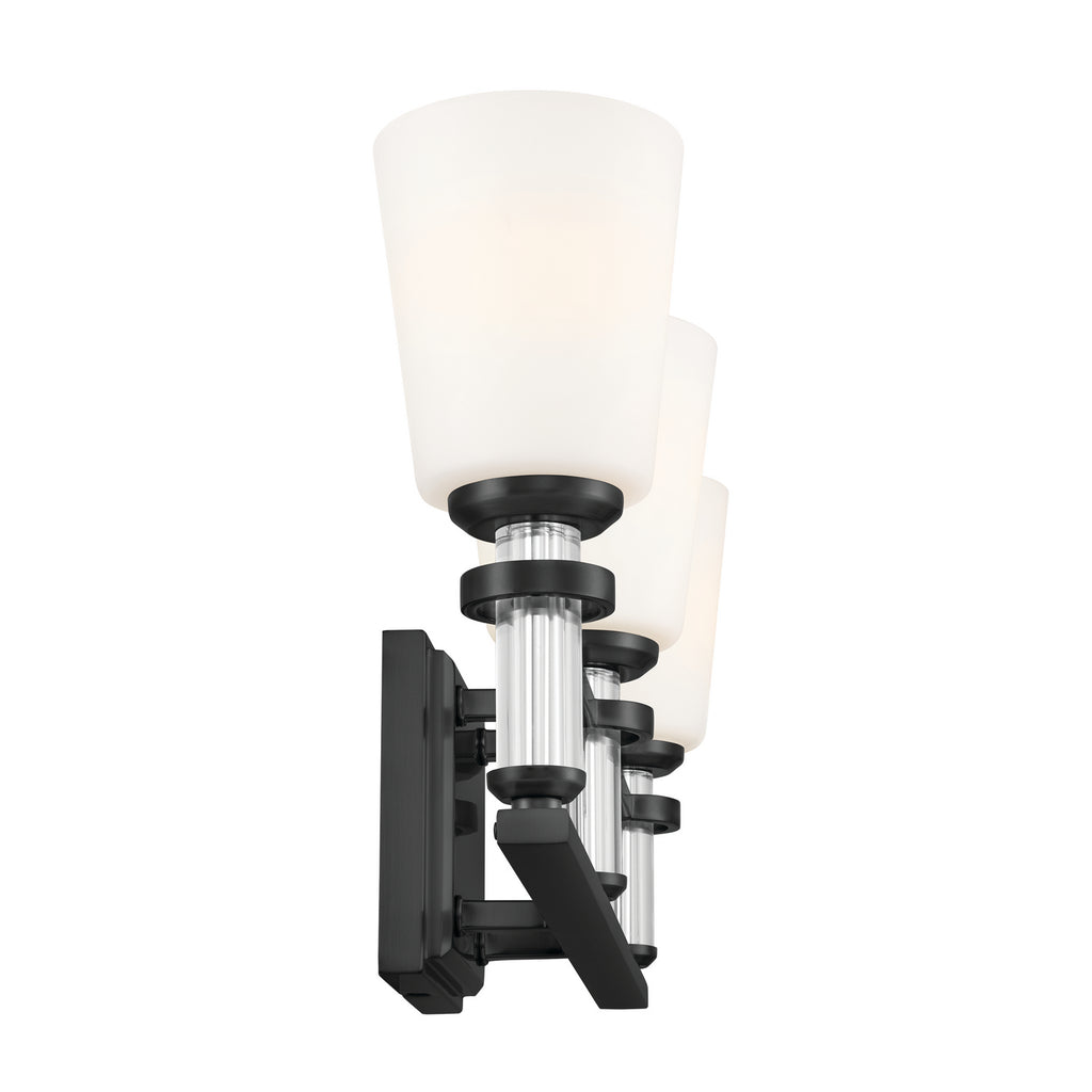 KICHLER 55147BK Rosalind Bath 3 Light - Black