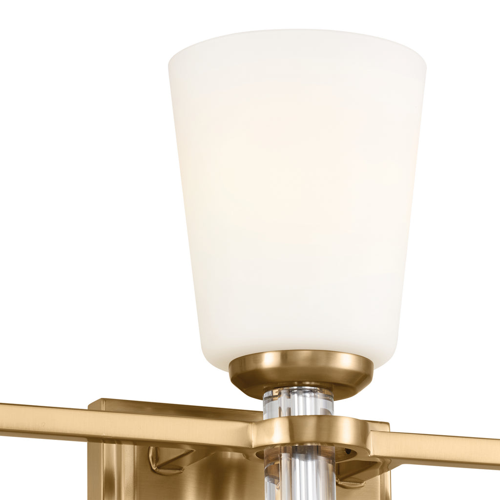 KICHLER 55147BNB Rosalind Bath 3 Light - Brushed Natural Brass