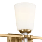 KICHLER 55147BNB Rosalind Bath 3 Light - Brushed Natural Brass