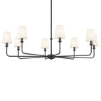 KICHLER 52517BK Pallas Chandelier 8 Light - Black