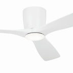 KICHLER 300154MWH Kichler 54 Inch Volos 3 Blade Indoor Ceiling Fan In Matte White With Matte White Blades