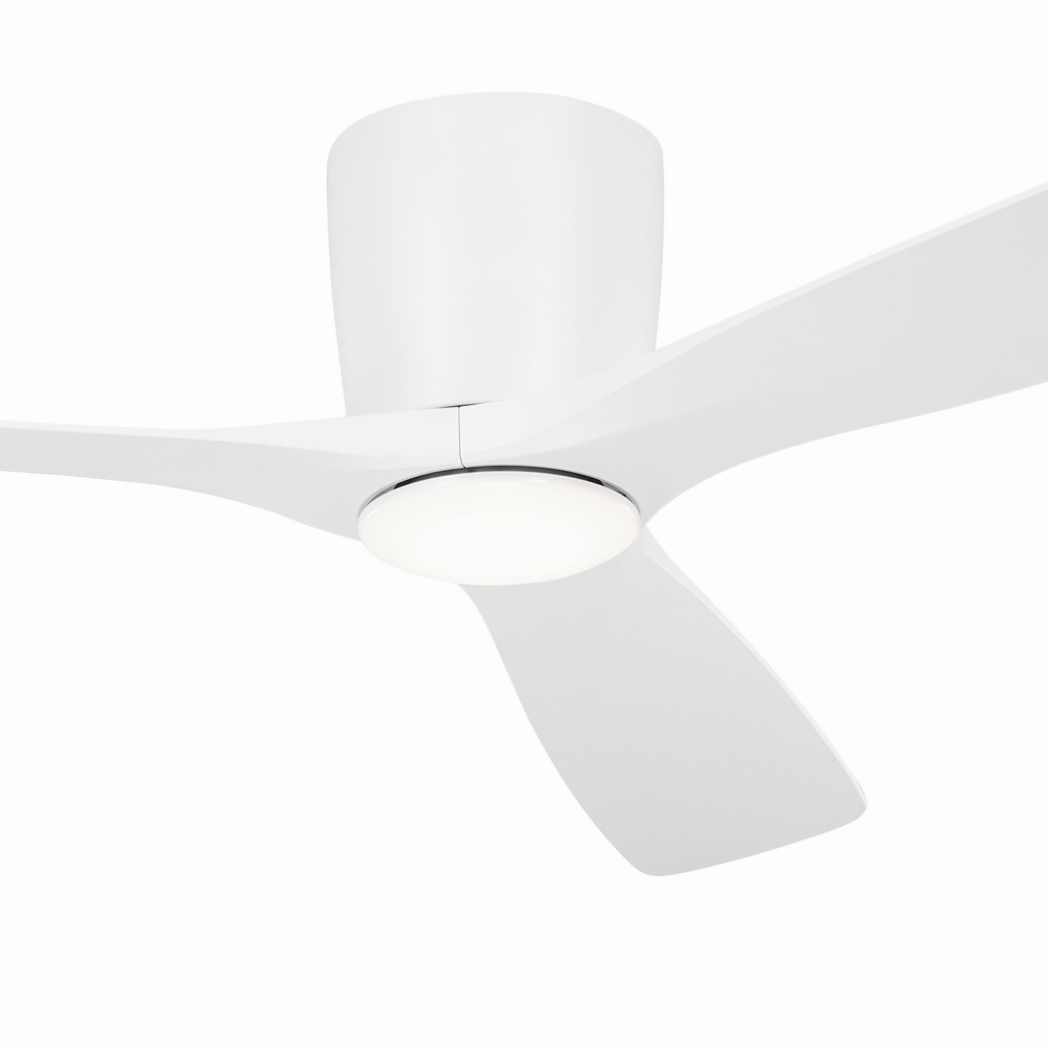 KICHLER 300154MWH Kichler 54 Inch Volos 3 Blade Indoor Ceiling Fan In Matte White With Matte White Blades