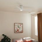 KICHLER 300154MWH Kichler 54 Inch Volos 3 Blade Indoor Ceiling Fan In Matte White With Matte White Blades