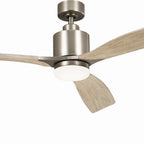 KICHLER 300075AP 60 Inch Ridley Ii 3 Blade Indoor Ceiling Fan With Etched Cased Opal Glass In Antique Pewter With Weathered White Walnut Blades