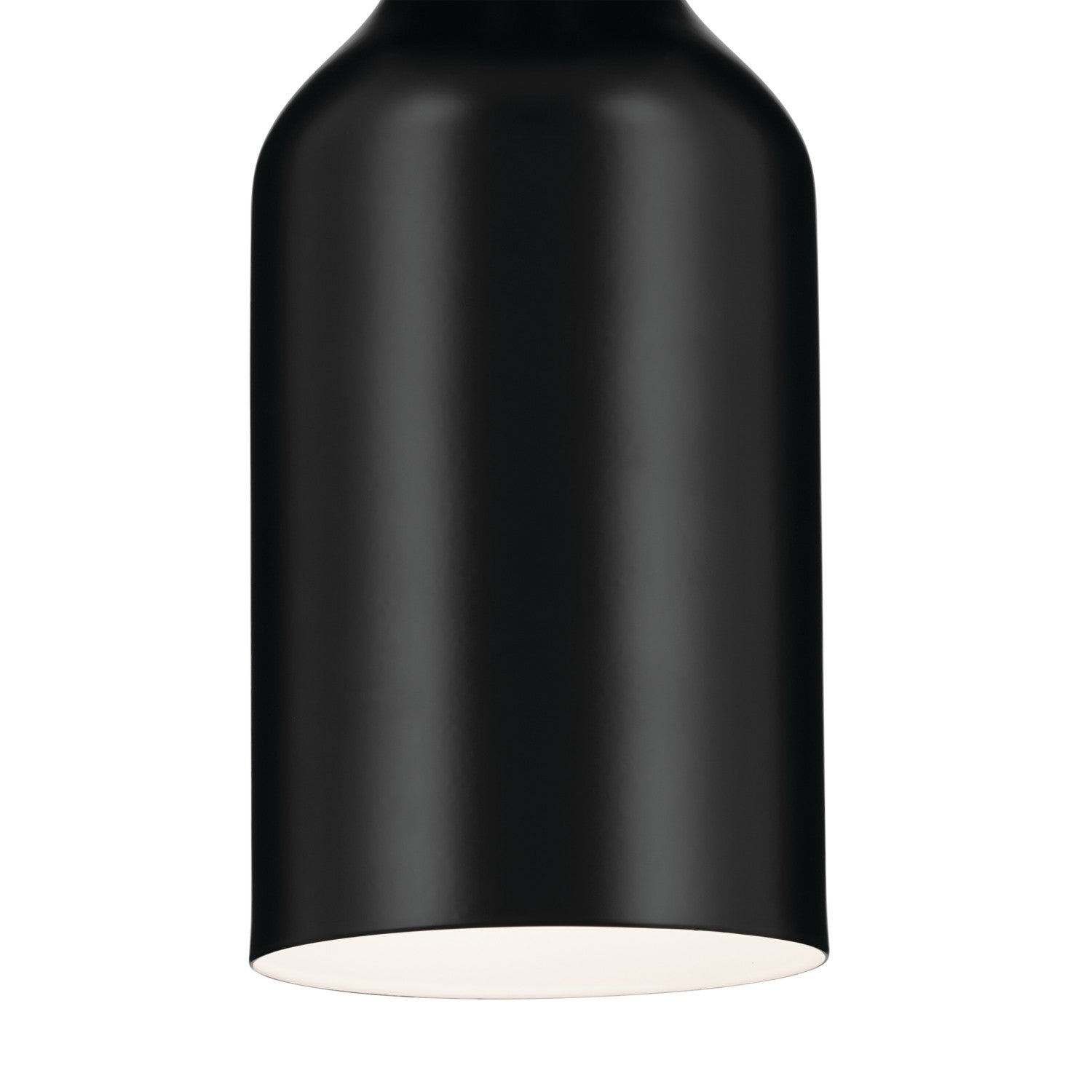 KICHLER 52598BK Sisu 9 Inch 1 Light Semi Flush In Black