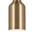 KICHLER 52598CPZ Sisu 9 Inch 1 Light Semi Flush In Champagne Bronze