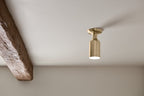 KICHLER 52598CPZ Sisu 9 Inch 1 Light Semi Flush In Champagne Bronze