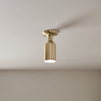 KICHLER 52598CPZ Sisu 9 Inch 1 Light Semi Flush In Champagne Bronze