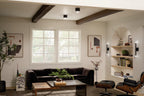 KICHLER 52600BK Tibbi 5.5 Inch 1 Light Led Flush Mount With Satin Etched Cased Opal Glass In Black