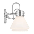 KICHLER 55154CH Farum 19.25 Inch 2 Light Vanity With Opal Glass In Chrome