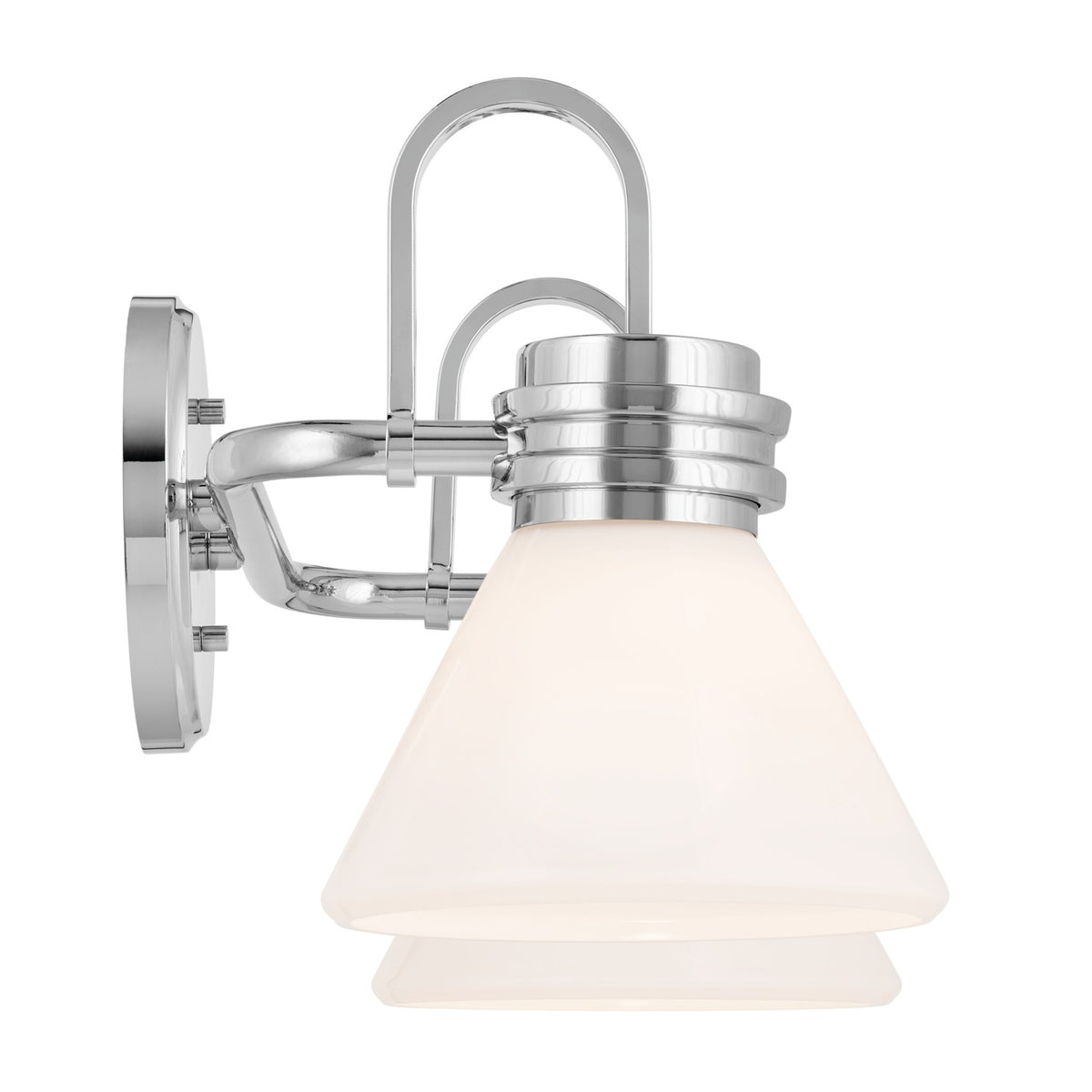 KICHLER 55154CH Farum 19.25 Inch 2 Light Vanity With Opal Glass In Chrome
