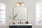 KICHLER 55154CPZ Farum 19.25 Inch 2 Light Vanity With Opal Glass In Champagne Bronze