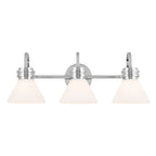 KICHLER 55155CH Farum 26 Inch 3 Light Vanity With Opal Glass In Chrome