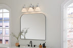 KICHLER 55155CH Farum 26 Inch 3 Light Vanity With Opal Glass In Chrome