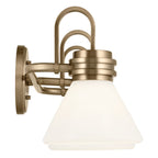 KICHLER 55155CPZ Farum 26 Inch 3 Light Vanity With Opal Glass In Champagne Bronze