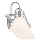 KICHLER 55156CH Farum 34 Inch 4 Light Vanity With Opal Glass In Chrome